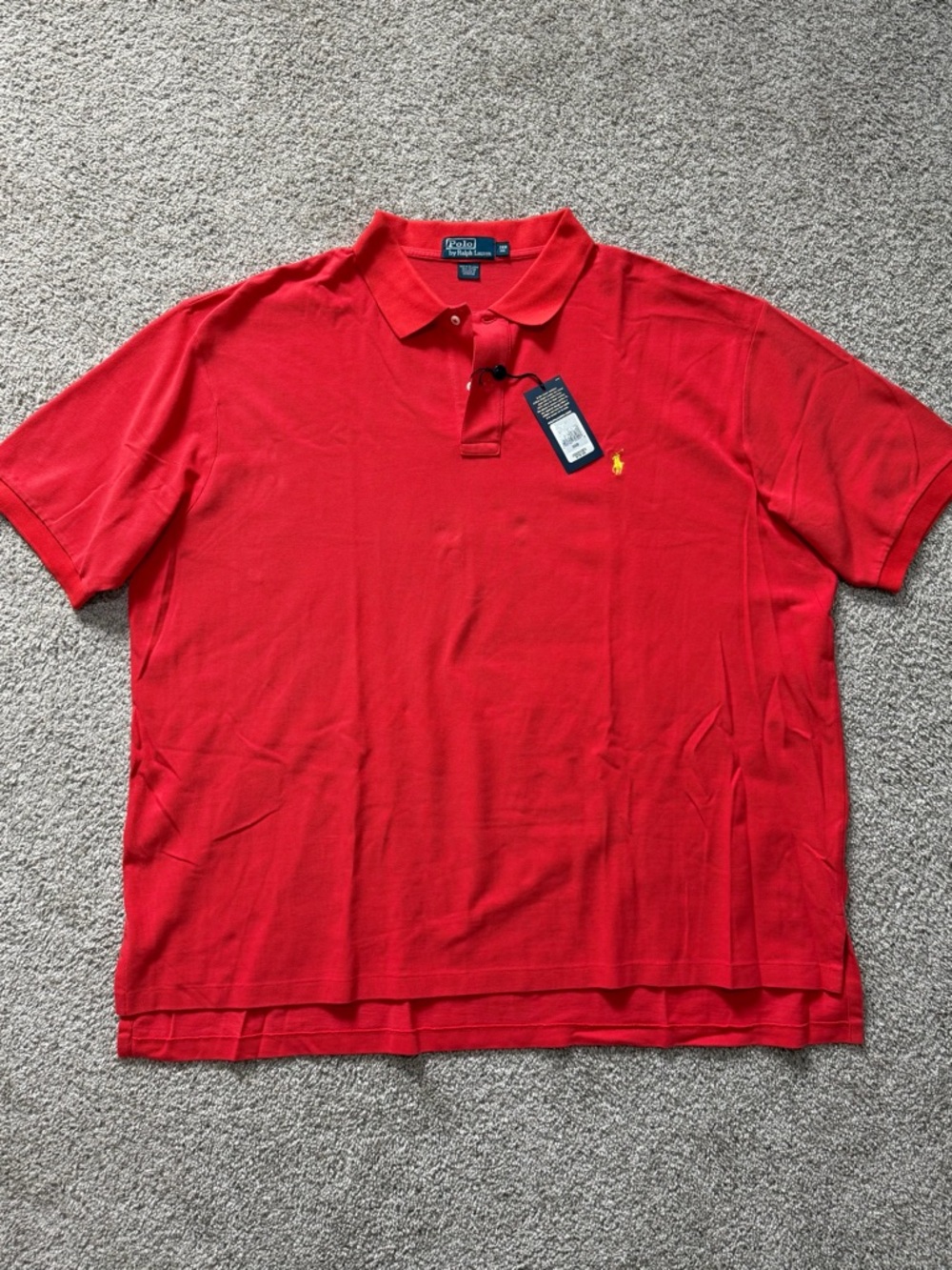 Ralph Lauren Polo 3XB Big Red Yellow Pony NWT Classic Fit